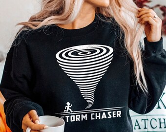 Sudadera Storm Chaser / Suéter de meteorólogo / Suéter de meteorólogo meteorológico / Regalo de meteorólogo / Camisa de tornado / Suéter de persecución de tormentas