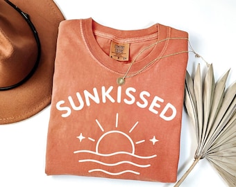 Comfort Colors Sunkissed Shirt: Beach Vacation Tee