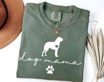 Komfort Farben Mastiff Mom Shirt: Hunde Liebhaber Geschenk