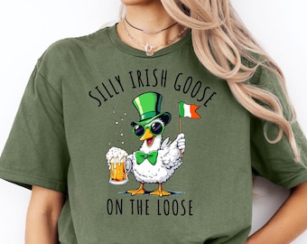 Funny Silly Goose St Patricks Day T-Shirt