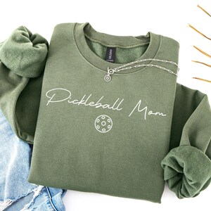 Pickleball Mom Sweatshirt | Pickleball Player Sweater | Gift for Pickleball Lover | Pickleball Mama | Cute Pickleball Sweatshirt