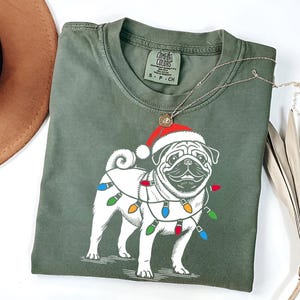 Christmas Pug Dog Shirt