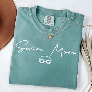 Swim Mom Shirt | Swimming Mom Shirt | Swim Mom Gift | Comfort Colors Swimming Shirt | Proud Swim Mom | Swim Shirt | Swim Mama Shirt