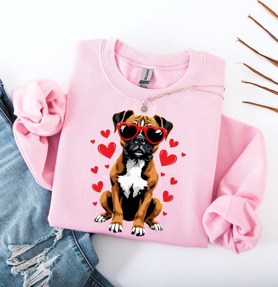 Cute Boxer Dog Mom Sweatshirt | Boxer Dog Gift | Boxer Dog Lover | Gift for Dog Moms | Boxer Dog Mom | Boxer Dog Parent Sweater
