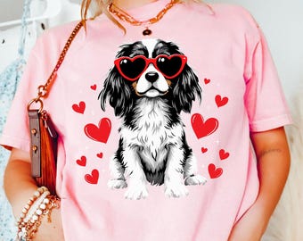 T-shirt Cavalier King Charles Spaniel : cadeau chien pour maman