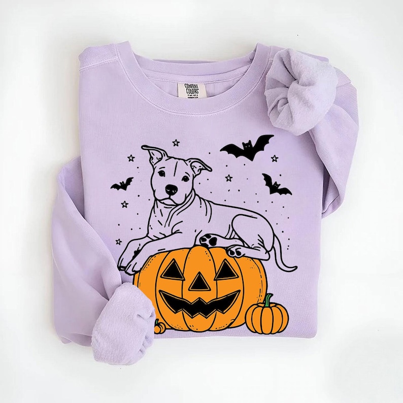 Pitbull Halloween Sweatshirt