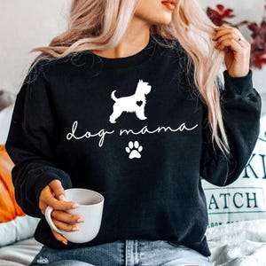 Hunde Mama Sweatshirt | Yorkie Mama Sweatshirt | Yorkshire-Terrier-Sweatshirt | Hundepullover | Geschenk für Hundemama | Süßes Hunde-Liebhaber-Sweatshirt