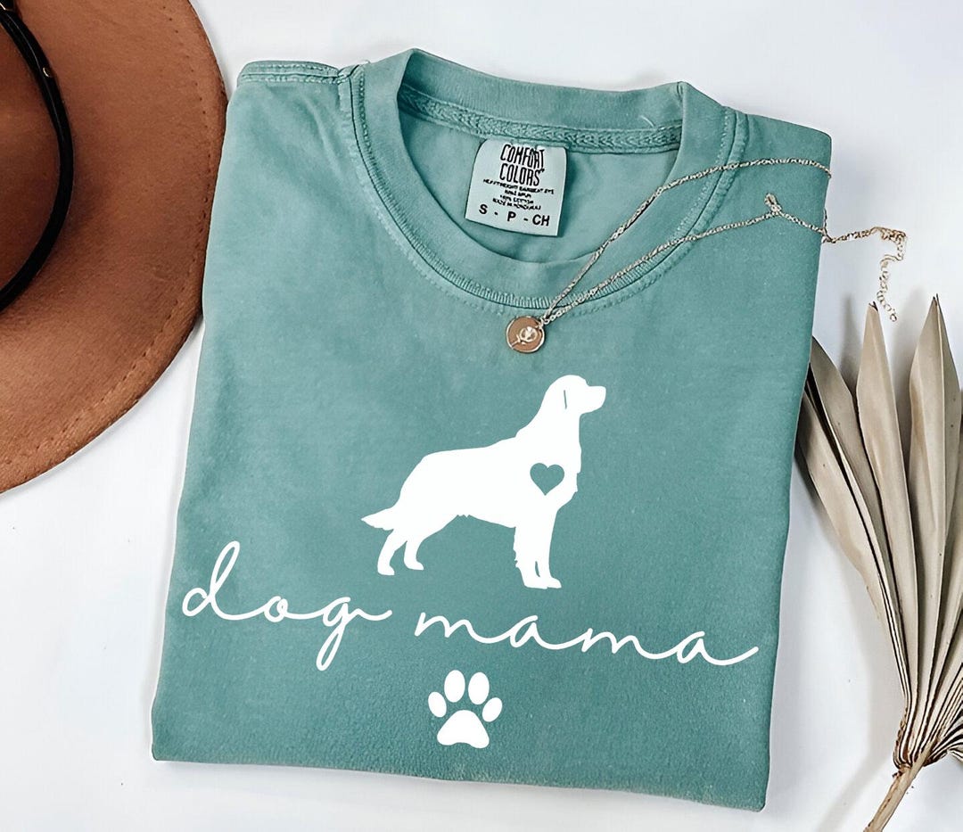 Comfort Colors Golden Retriever Mom Shirt | Dog Lover Gift | Cute ...