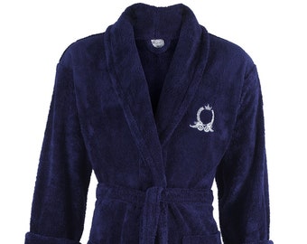 Luxurious Wellsoft Plush Men's Dressing Gown Fleece | Cozy Bathrobe for Ultimate Comfort