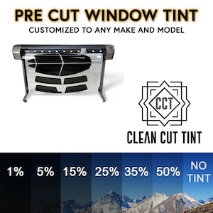 Automotive Car Heat Control Window Tinting Kit Precut Window