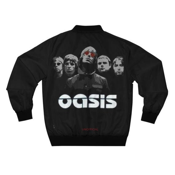 Oasis Unisex Bomber Jacket (AOP) - Etsy