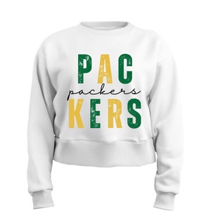 PACKERS distressed PNG Green and Yellow Football