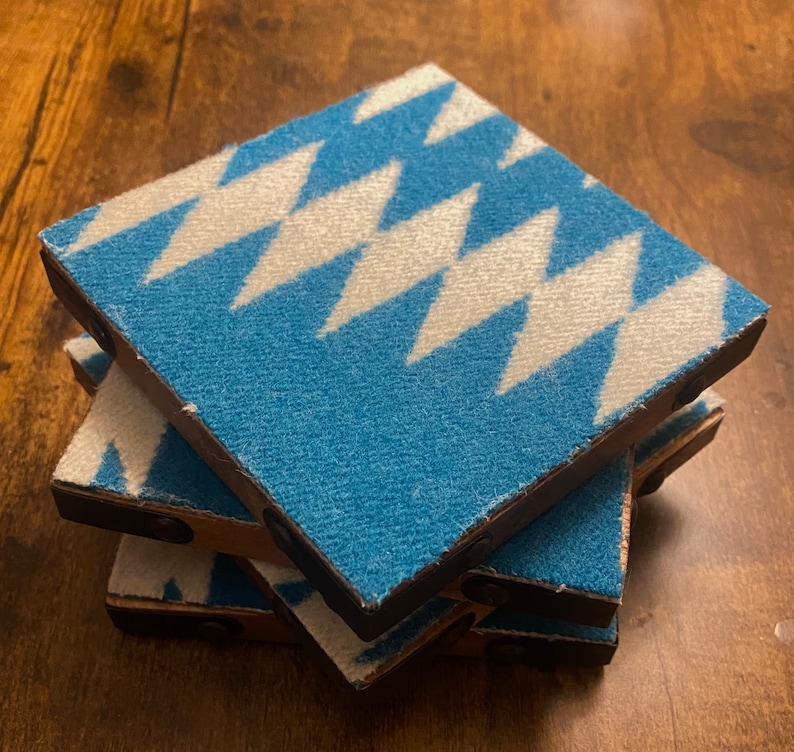 TaylorMarieAtelier Wood and Wool Coaster - Thumbnail 5