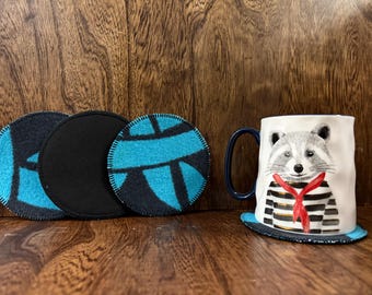 Wool Coasters Set of Four (4)