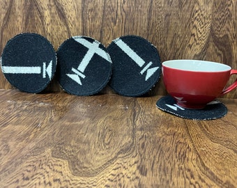 Wool Coasters- Set of Four