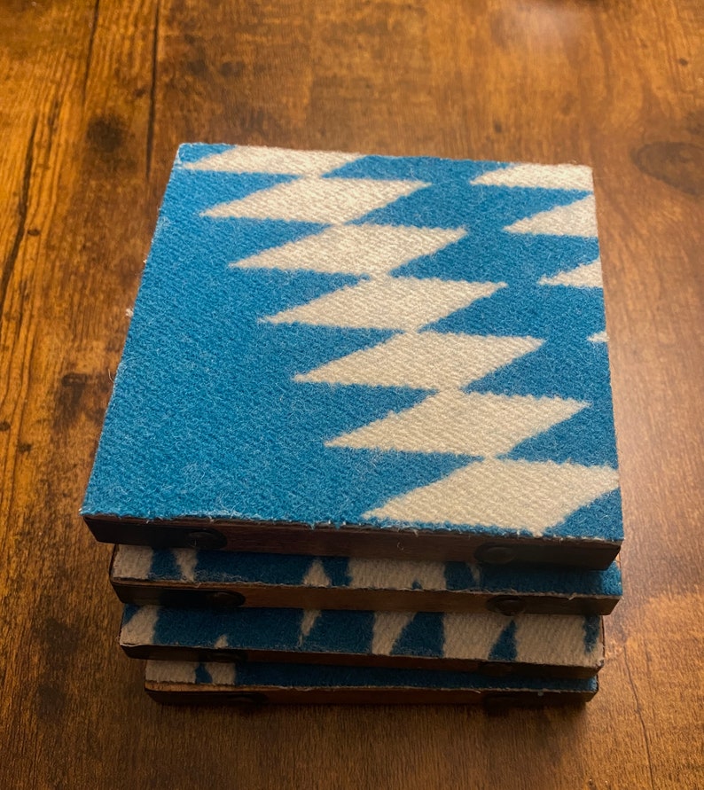 TaylorMarieAtelier Wood and Wool Coaster - Thumbnail 2