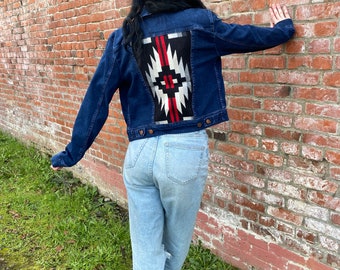 Women's Western Stretch Denim Levi's Jacket with Pendleton® Wool Inlay