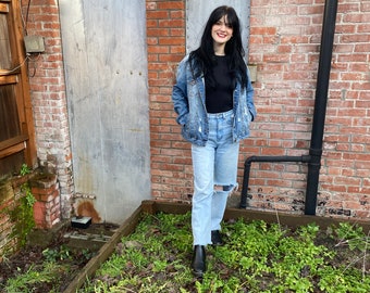 Women's Western Denim Jacket with Pendleton® Wool Inlay
