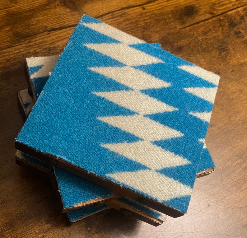 TaylorMarieAtelier Wood and Wool Coaster - Thumbnail 3