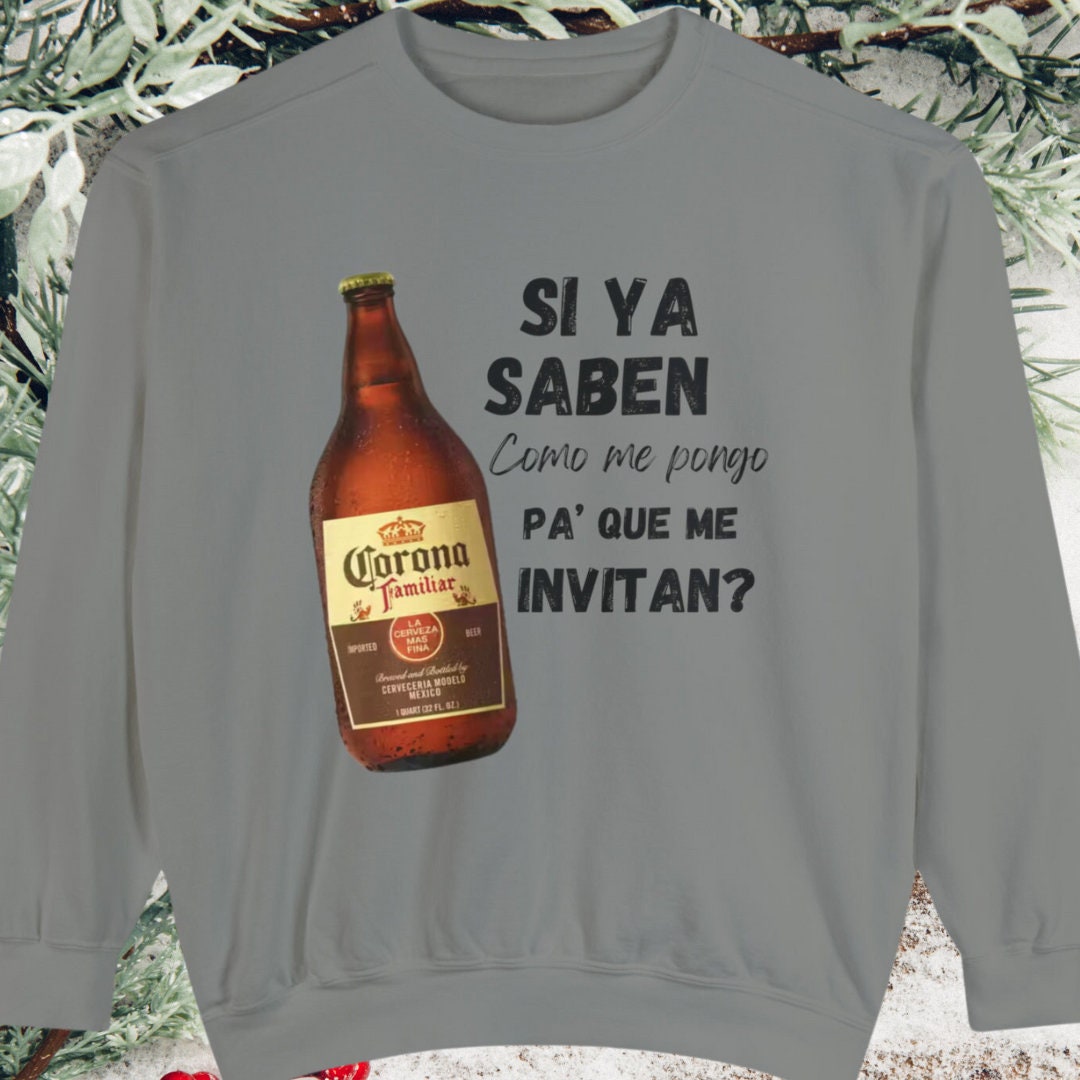 Beer Sweatshirt Gift Comfort Sweatshirt Beer Caguamas Etsy