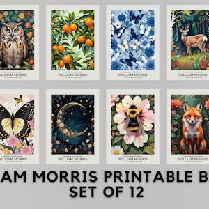 William Morris Prints Bundle set of 12, Whole Shop William Morris Prints Collection Bundle, William Morris Posters, William Morris printable