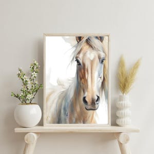 Farmhouse Horse Wall Decor, Horse Photography, Horse Print Wall Art, Modern Farmhouse Printable Art, Farm Wall Decor, Large Horse Poster