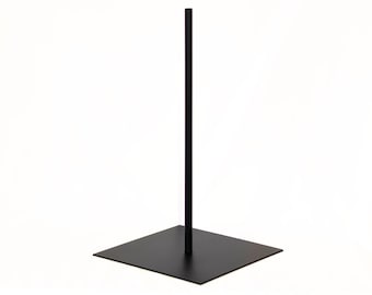 Metal Sculpture Base 250x250x400mm Steel