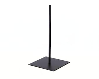 Socle Sculpture Métal 150x150x300mm Acier