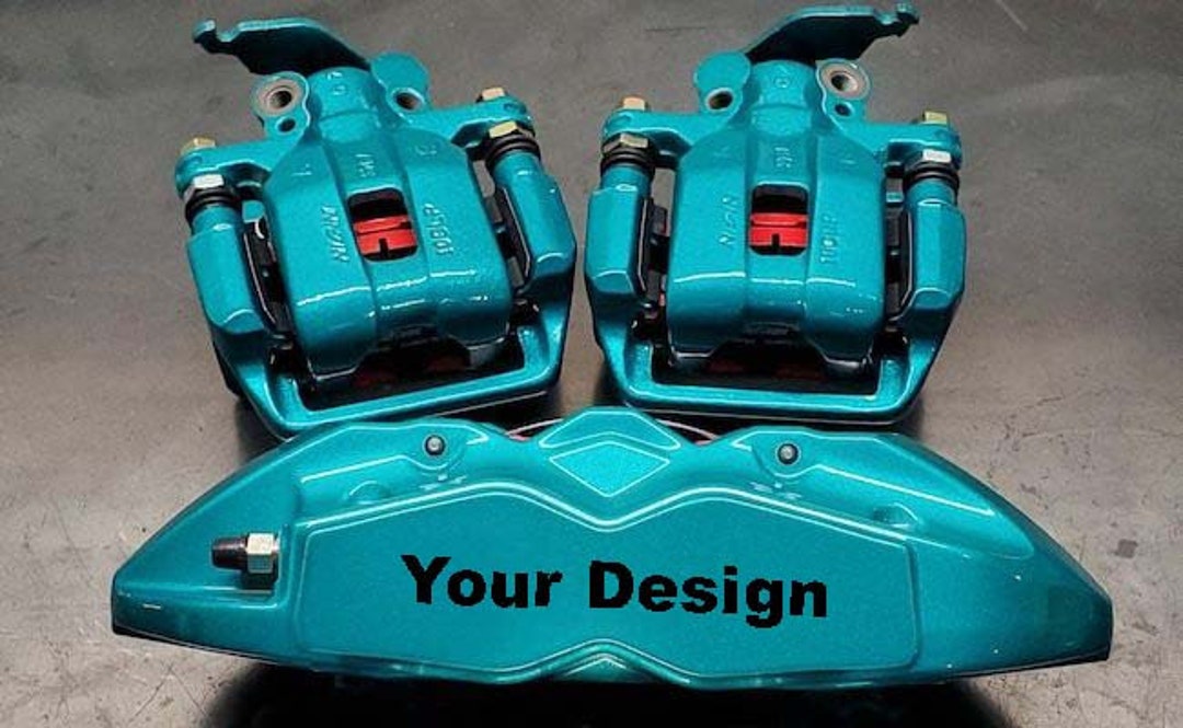 48 X Custom Your Design Brake Caliper Decals Vinyl Stickers Etsy