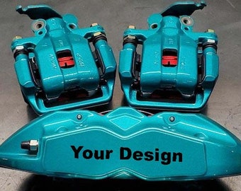 4-8 x Custom Your Design Brake Caliper Decals Vinyl Stickers