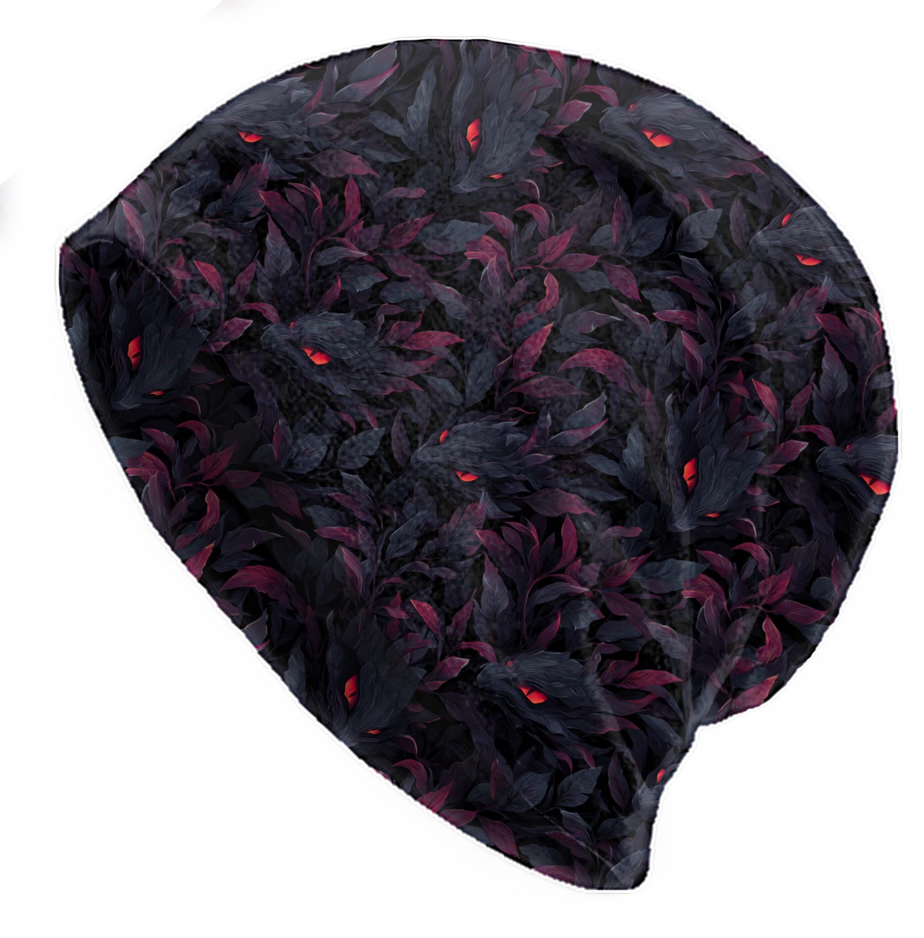 Dragon Eyes Slouchy Beanie, Mystical Dark Foliage Hat – Soft ...