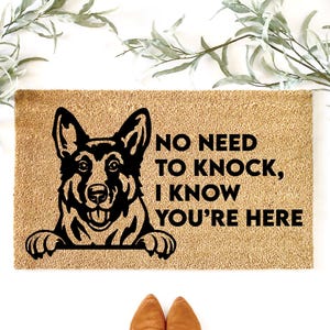 GERMAN SHEPHERD FUNNY Doormat, funny dog Doormat, Custom Doormat, Dog Doormat, Funny Doormat, Home Doormat