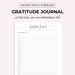 Gratitude Journal Printable, Thankfulness Journal, Gratitude Diary ...