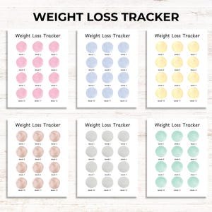 Afdrukbare tracker voor gewichtsverlies van 12 weken. Wekelijkse gewichtstracker. Fitnessuitdaging
