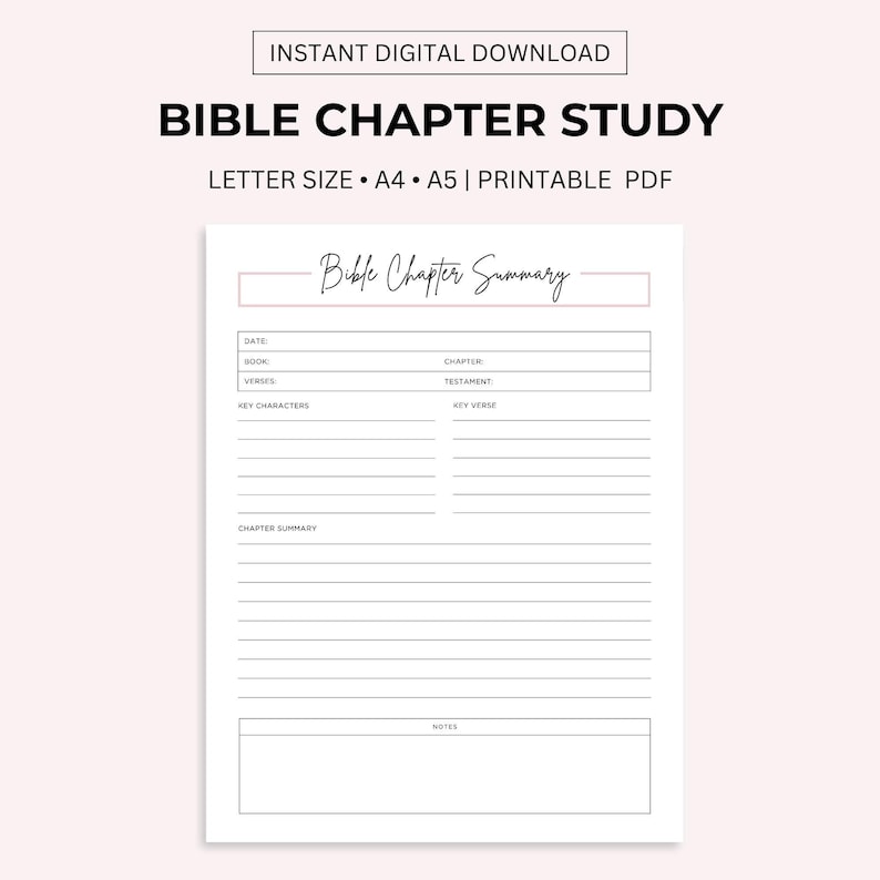 Bible Chapter Summary Printable, Bible Study, Bible Summary, Faith ...