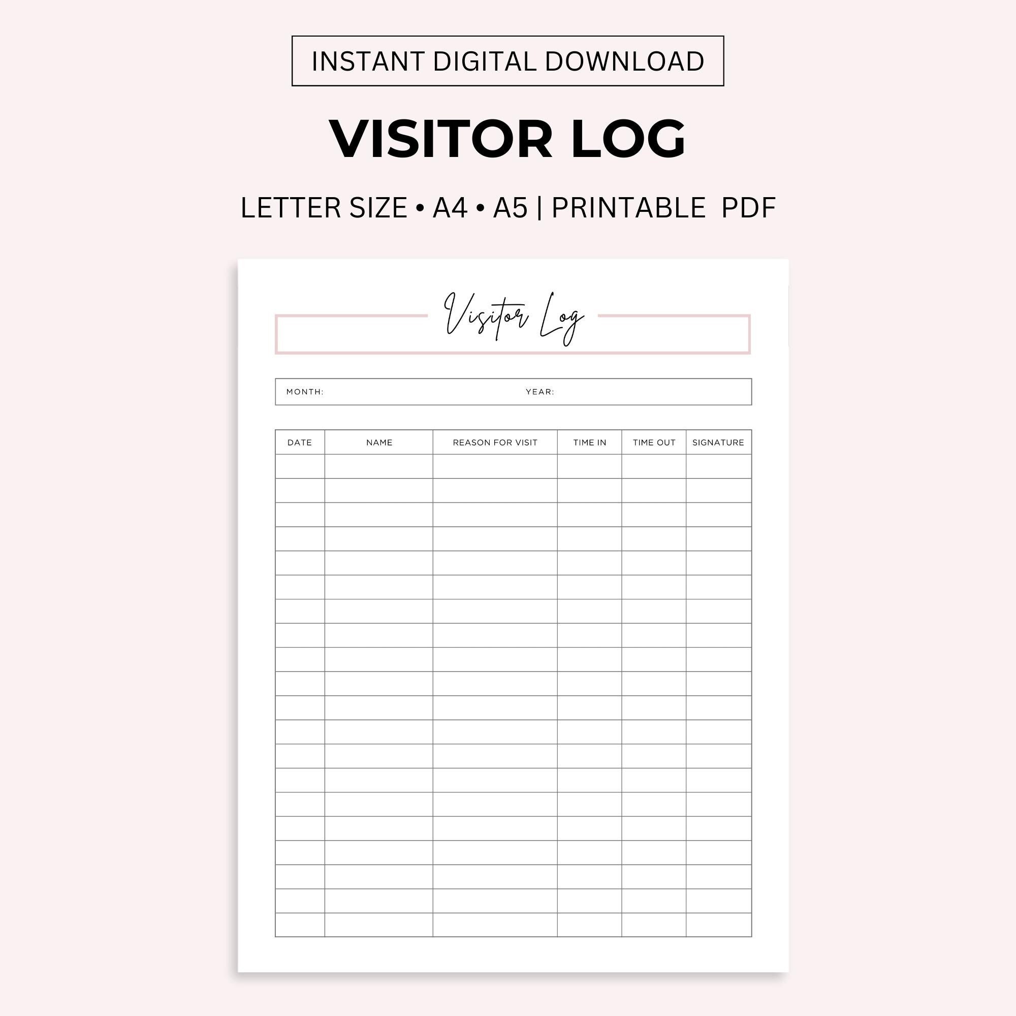 visitor-log-printable-visitor-sign-in-sign-out-sheet-visitor-logbook-visitor-tracker-template-visitor-book-etsy
