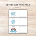 Weather Matching Game Printable, Toddler Matching Activity, Preschool ...