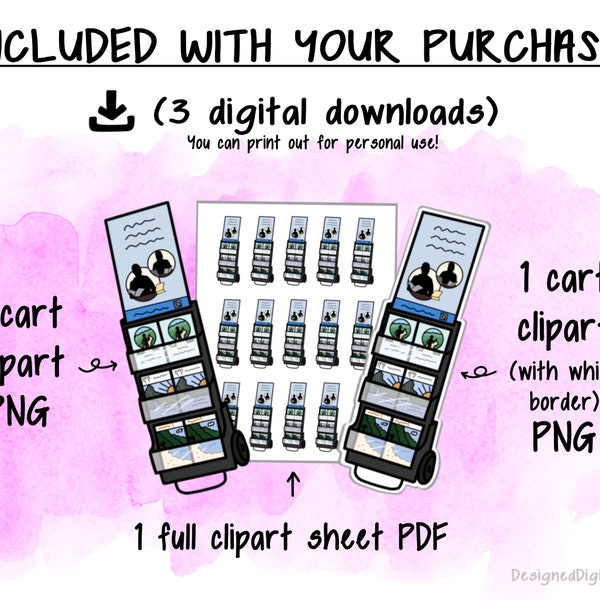 Public Witnessing Cart Clip Art (Digital Download)