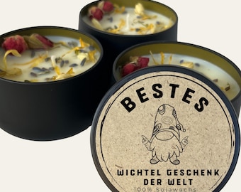 Exclusive scented candle set as a Christmas, Secret Santa, or annual gift for employees or colleagues – individually wrapped