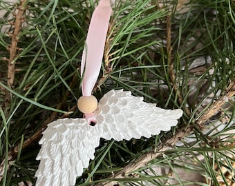 Angel Wings Gift Tag Guest Gift Souvenir Christmas Christmas Tree Tree Decoration Advent Raysin Decoration