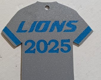 Detroit Lions Jersey Ornament/Keychain