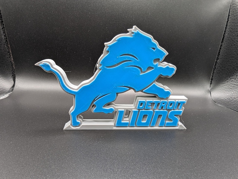 Detroit Lions - Desk Stand Gray
