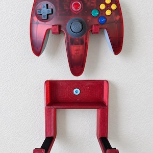 ModRetro M64 Pro Controller Wall Mount (Includes 2 felt strips. No Screw included)