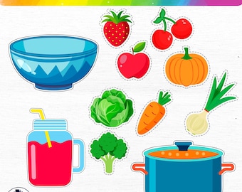 Printable Play Food Set: Prepare a Meal Game (PDF Activity)