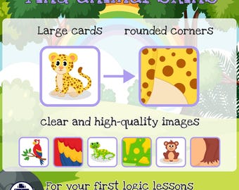 Animal Color Match Game: Printable Puzzle for Preschoolers (PDF)