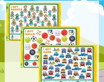 I Spy Game for Kids: Find & Count Activity (PDF Printables)