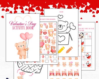 Valentine's Day Activity Pack | Cute Printable Games & Activities