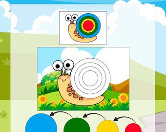 Snail Color Match Game: Learn Colors with Fun!
