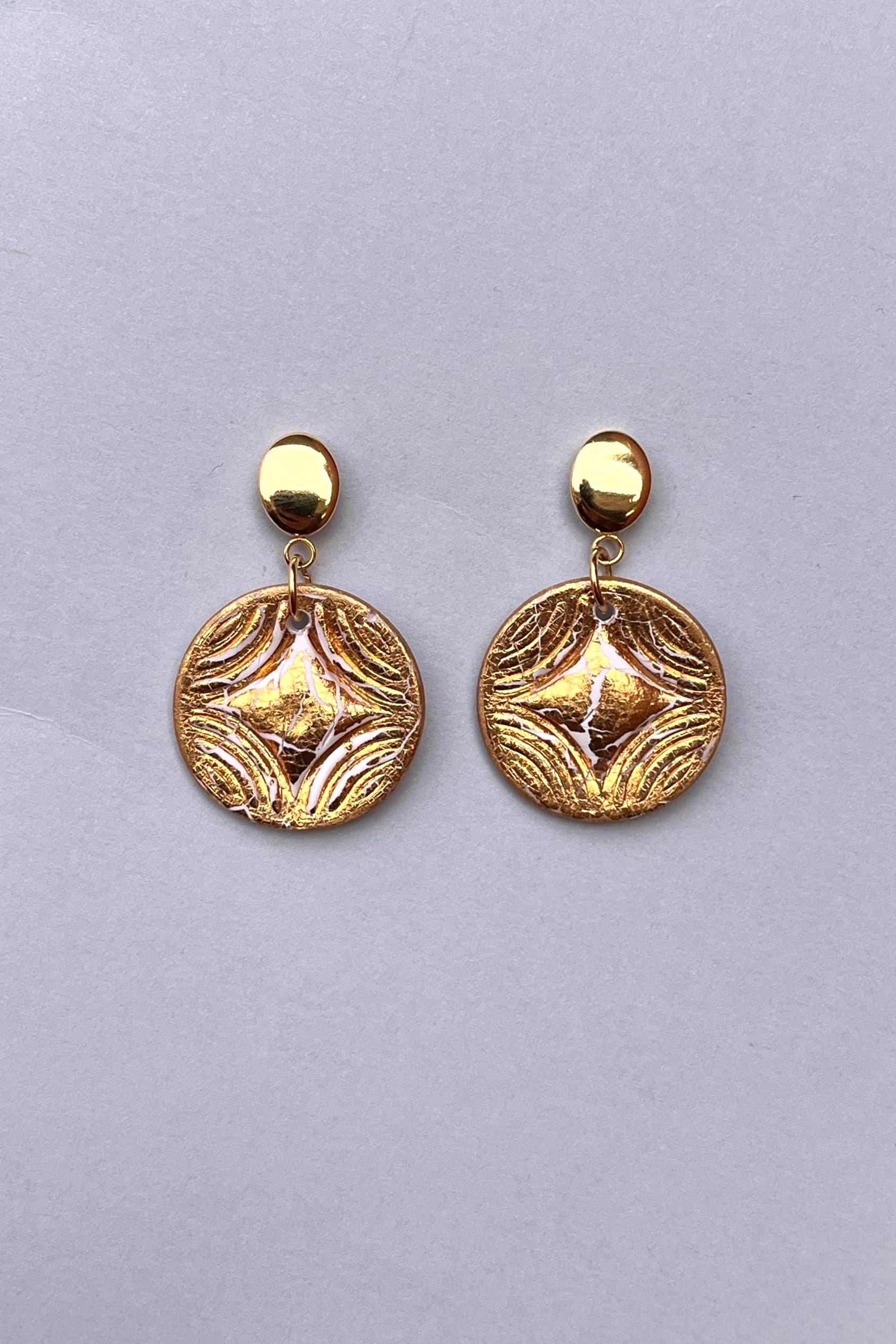 Pendientes sol dorado · Pendientes boho sol dorado regalo mujer · Regalo para ella · Joyas mujer boho hippie · Pendientes novia boho chic