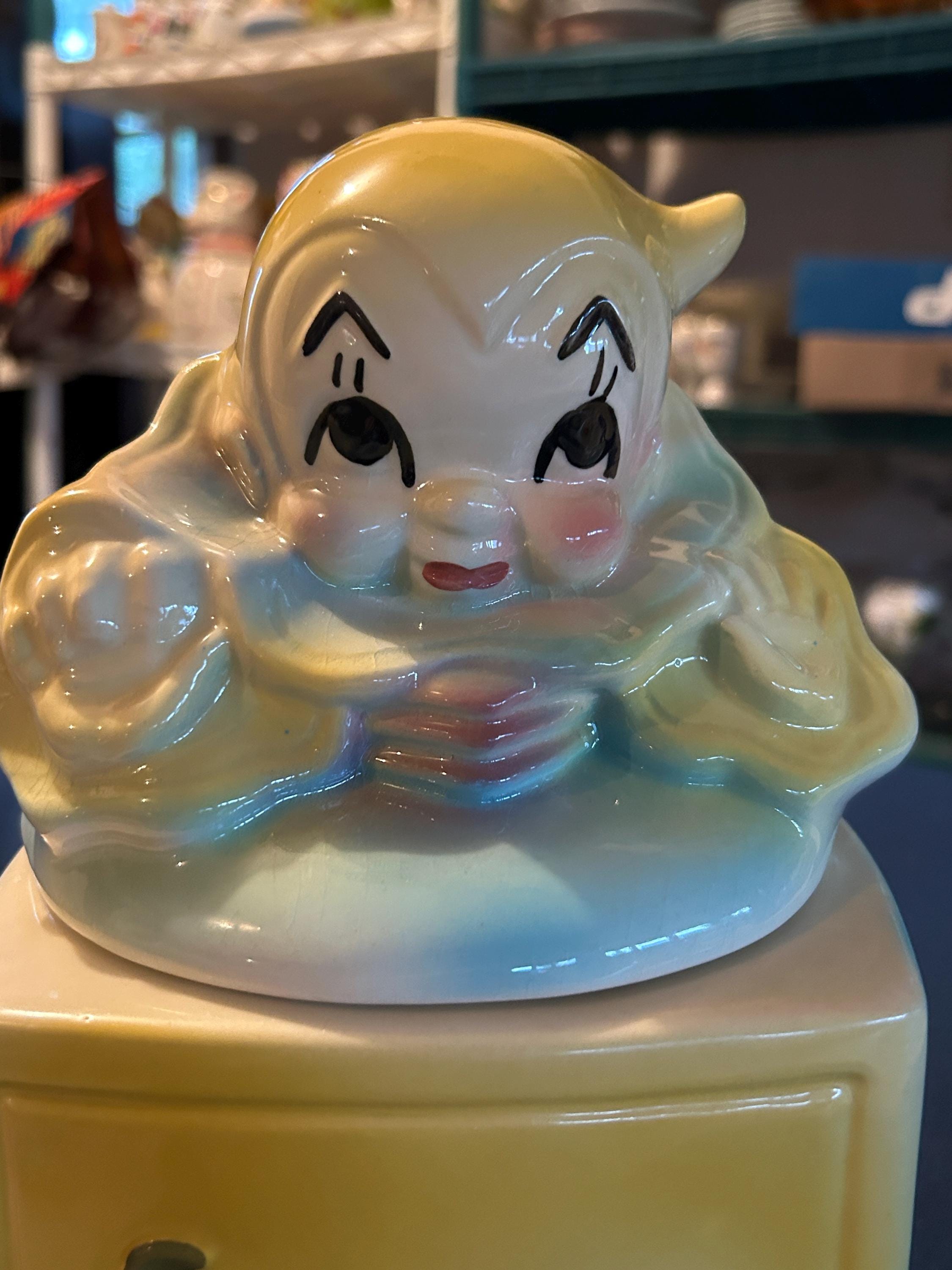 Vintage American Bisque Company 'jack in the Box' Cookie Jar